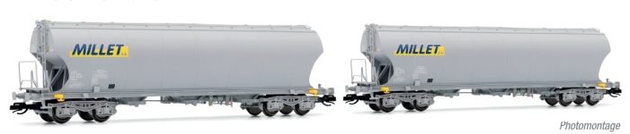 Arnold HN9763 - TT - 2-tlg. Set Kesselwagen Millet, Ep. VI